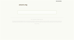 Desktop Screenshot of amarx.org